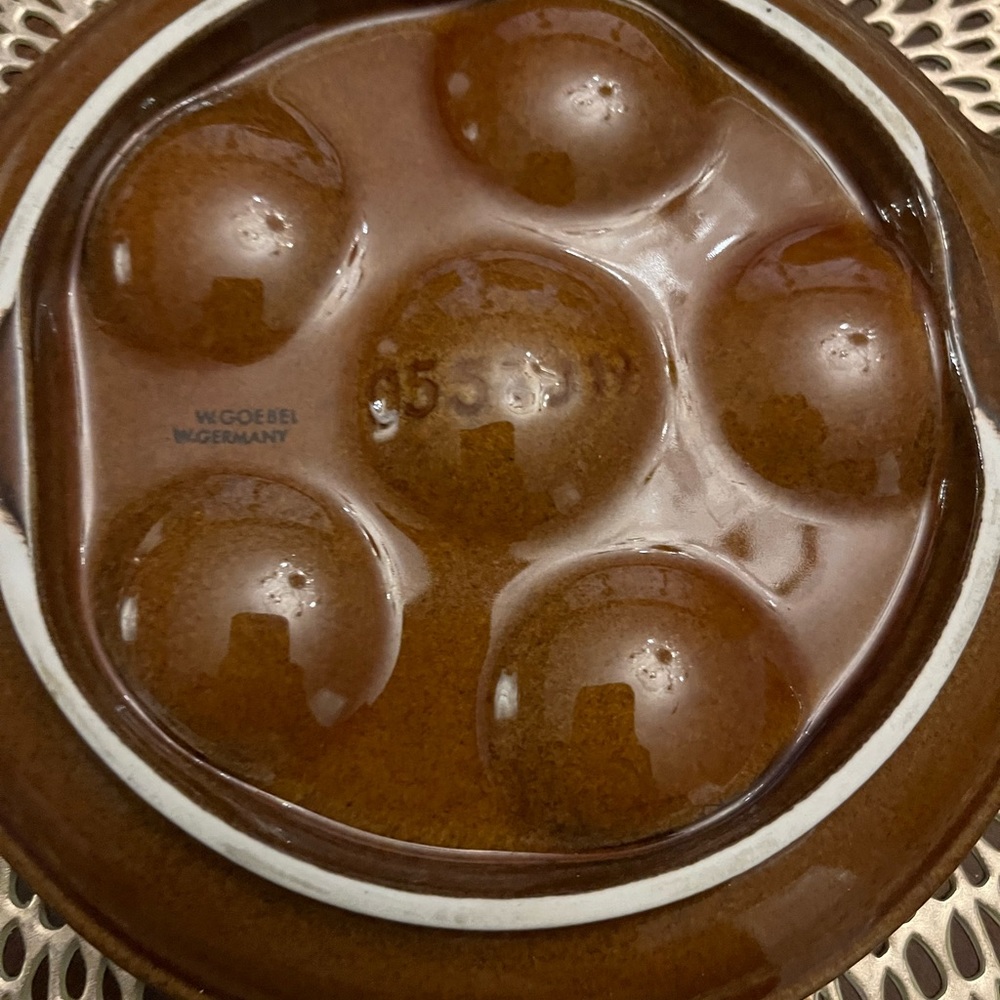 Vintage egg dish